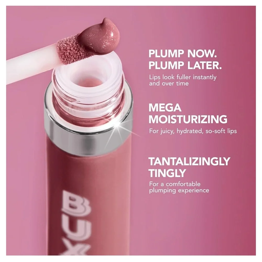 Buxom Diamond Lips Plumping Lip Gloss Clair Pink Golden Shimmer New in Box